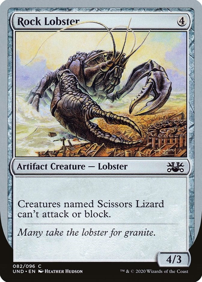 Rock Lobster (82) [UND] - MTG Single