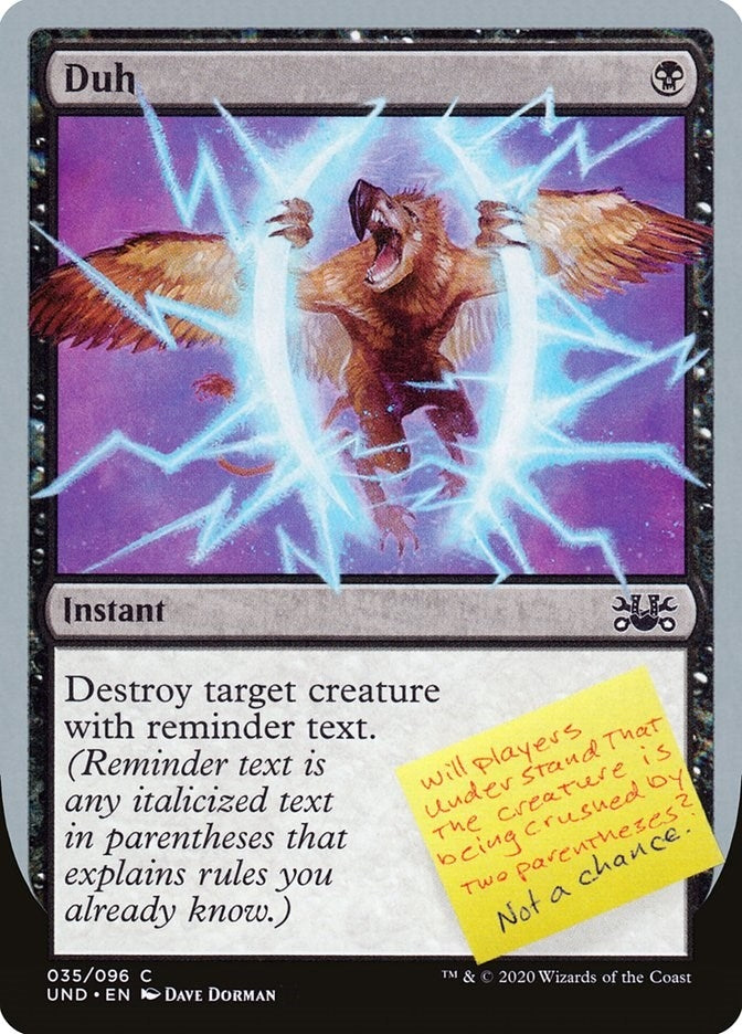 Duh (35) [UND] - MTG Single