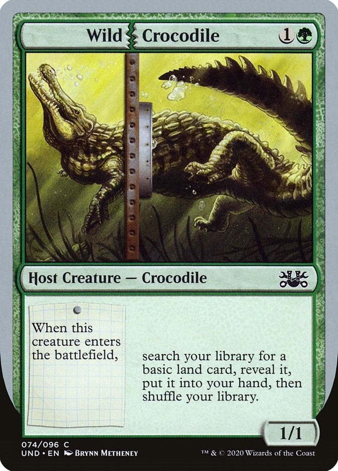 Wild Crocodile (74) [UND] - MTG Single