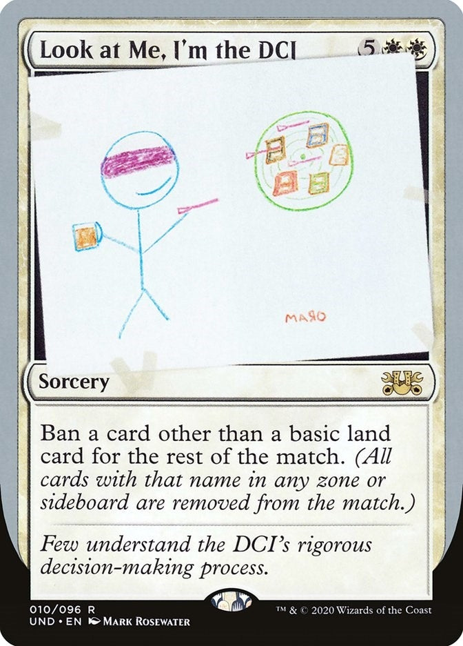 Look at Me I’m the DCI (10) [UND] - MTG Single