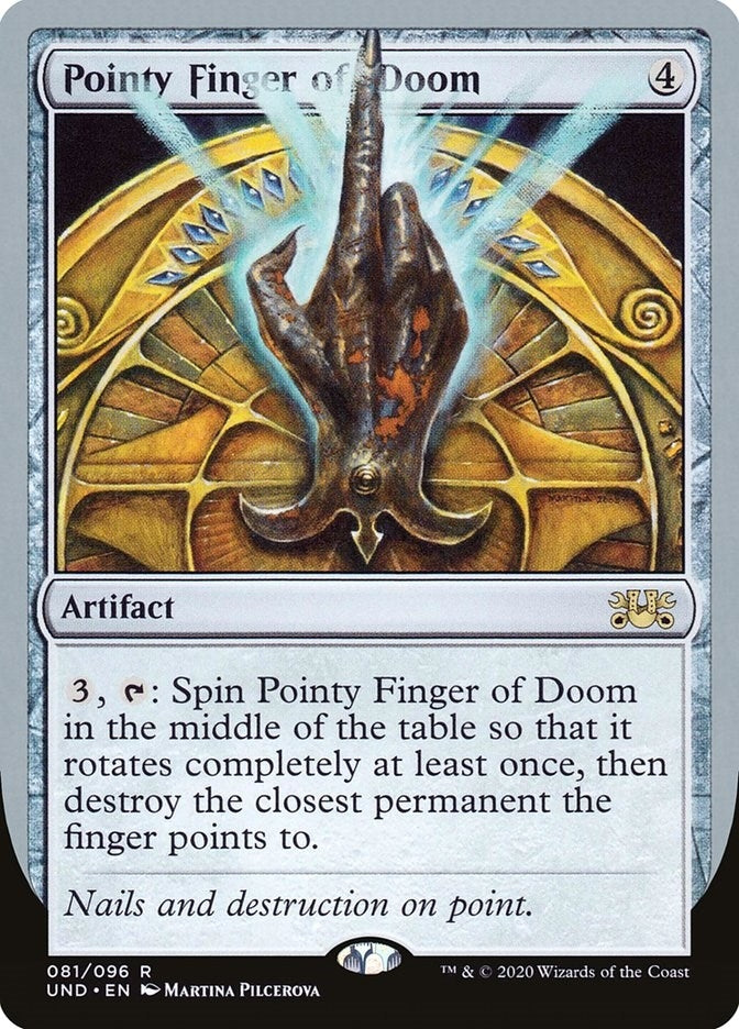 Pointy Finger of Doom (81) [UND] - MTG Single