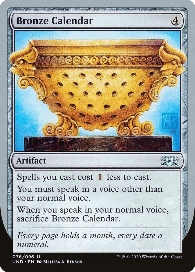 Bronze Calendar (76) [UND] - MTG Single