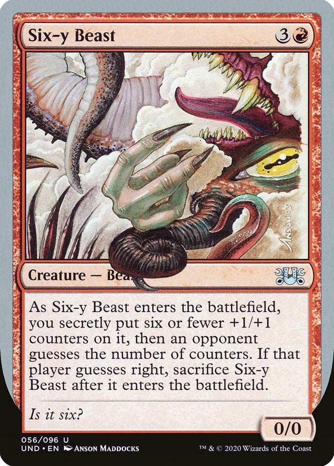 Six-y Beast (56) [UND] - MTG Single