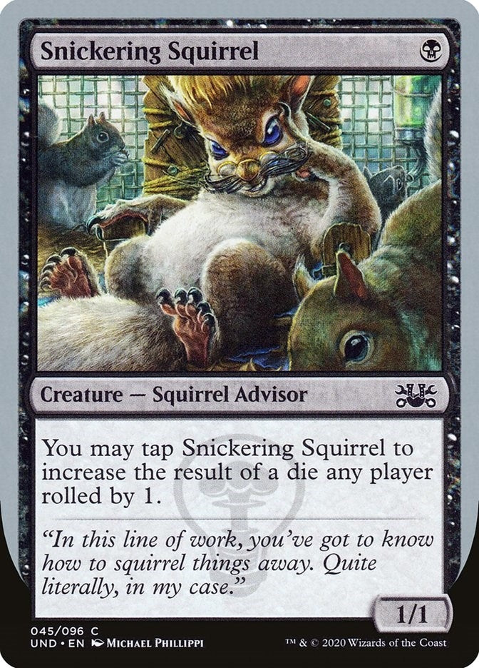 Snickering Squirrel (45) [UND] - MTG Single