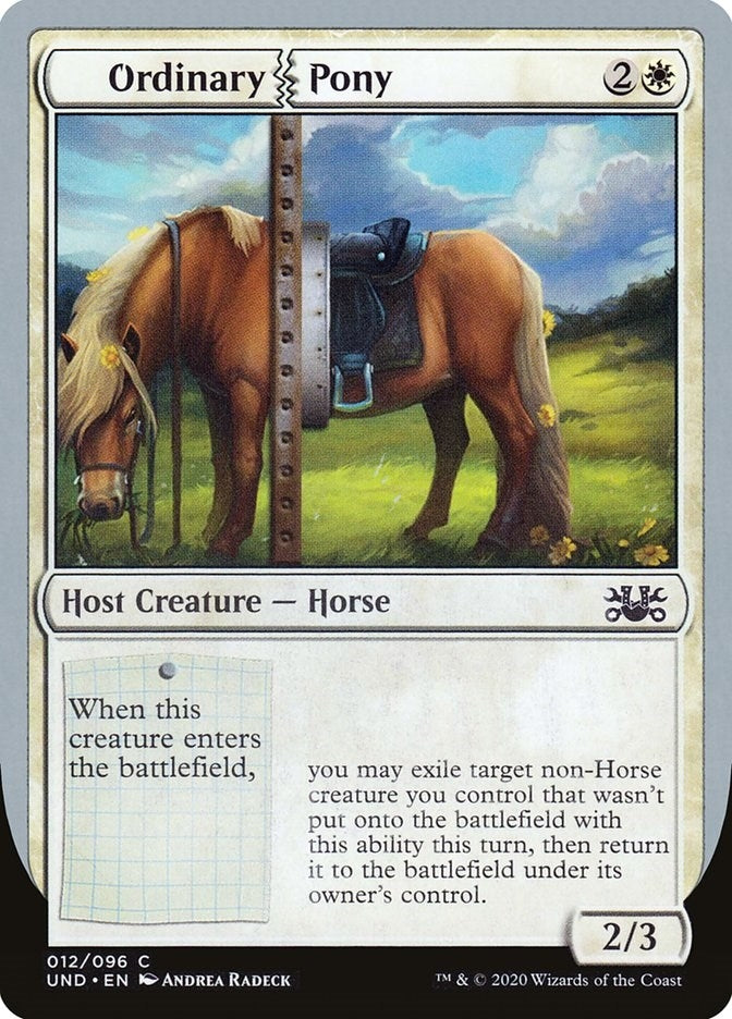 Ordinary Pony (12) [UND] - MTG Single