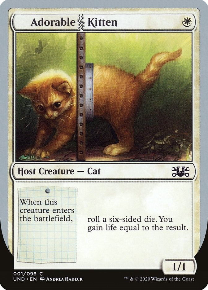 Adorable Kitten (1) [UND] - MTG Single
