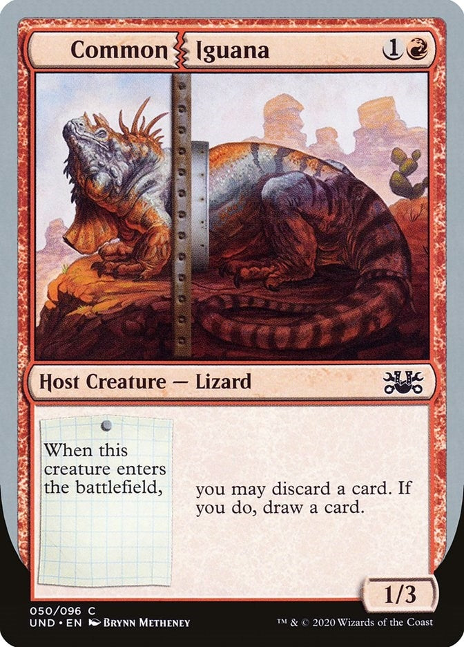 Common Iguana (50) [UND] - MTG Single