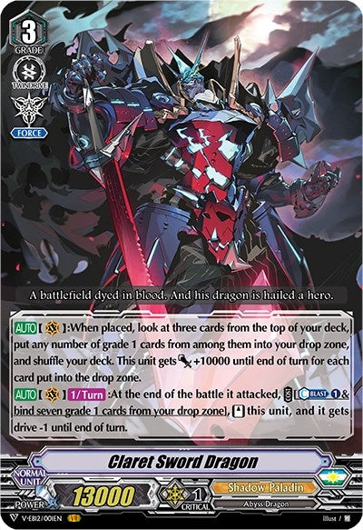 Claret Sword Dragon (12001) [V-EB12] - Cardfight Vanguard Single