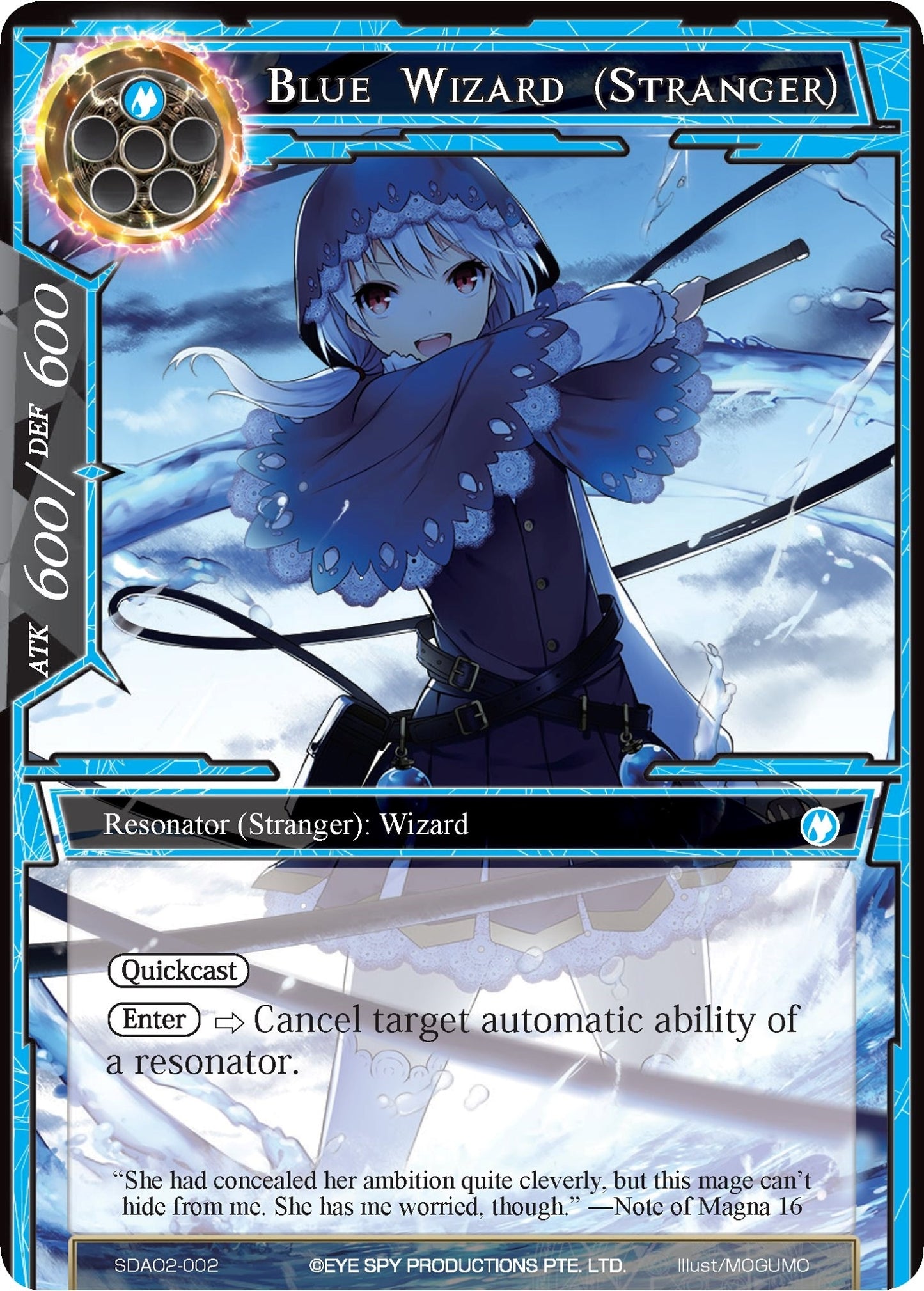 Blue Wizard (Stranger) (2002) [AOSD2] - Force of Will Single