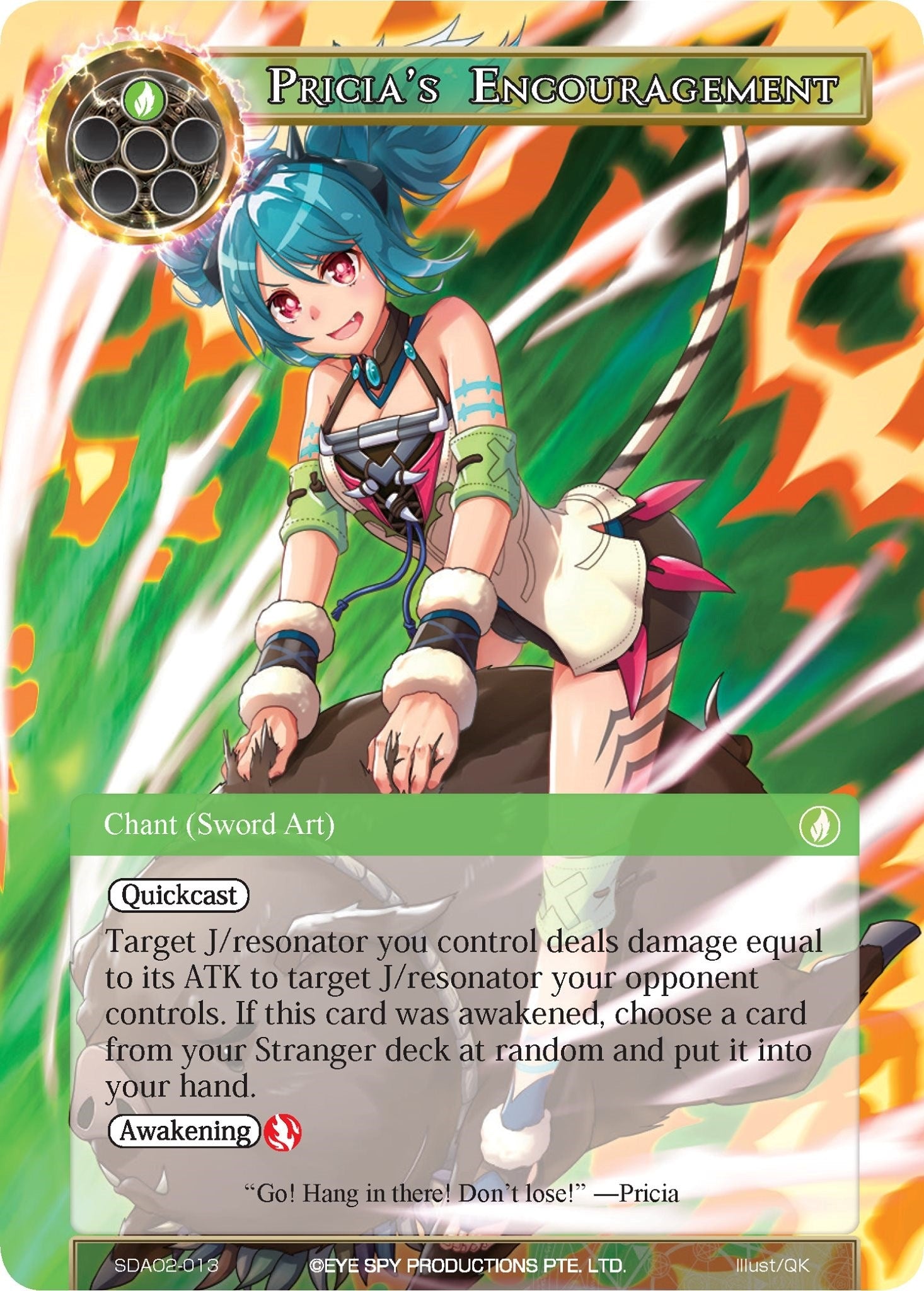 Pricia’s Encouragement (2013) [AOSD2] - Force of Will Single