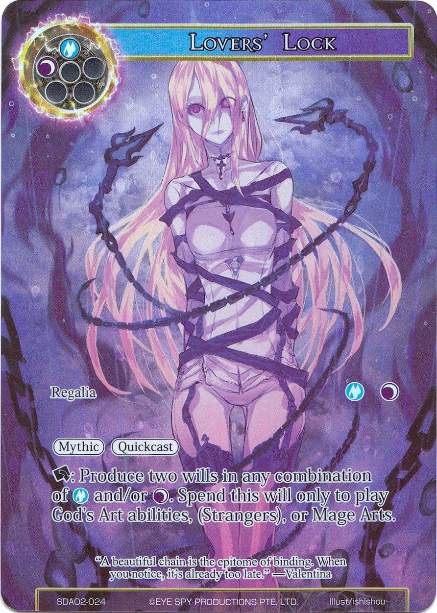 Lovers’ Lock (Full Art) (2024) [AOSD2] - Force of Will Single