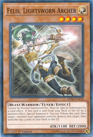 Felis Lightsworn Archer (18) (SDSH) - YuGiOh Single