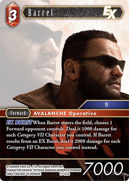 Barret EX (11) [OP11] - Final Fantasy TCG Single