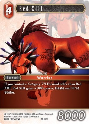 Red XIII (11) [OP11] - Final Fantasy TCG Single