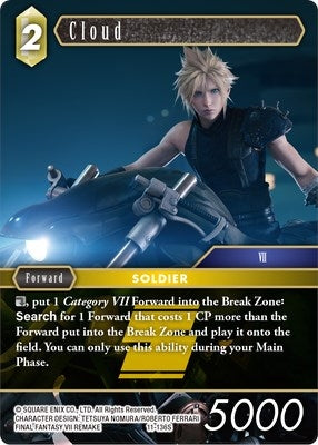 Cloud - 11-136S (11) [OP11] - Final Fantasy TCG Single