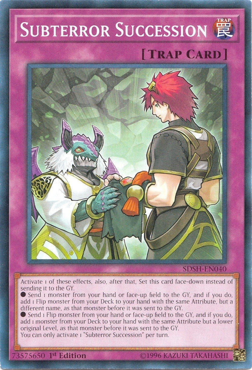 Subterror Succession (40) (SDSH) - YuGiOh Single