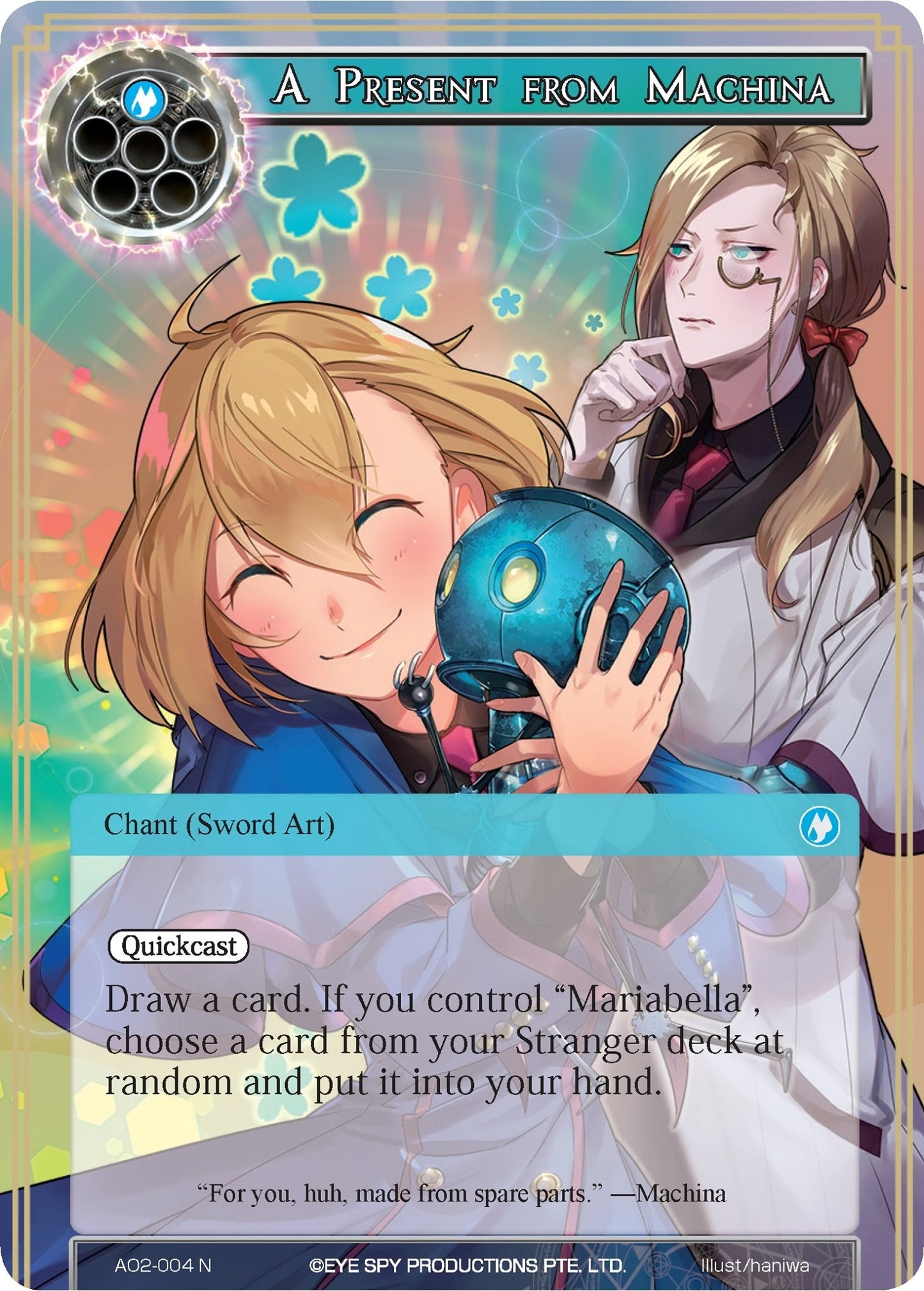 A Present from Machina (2004) [AO2] - Force of Will Single