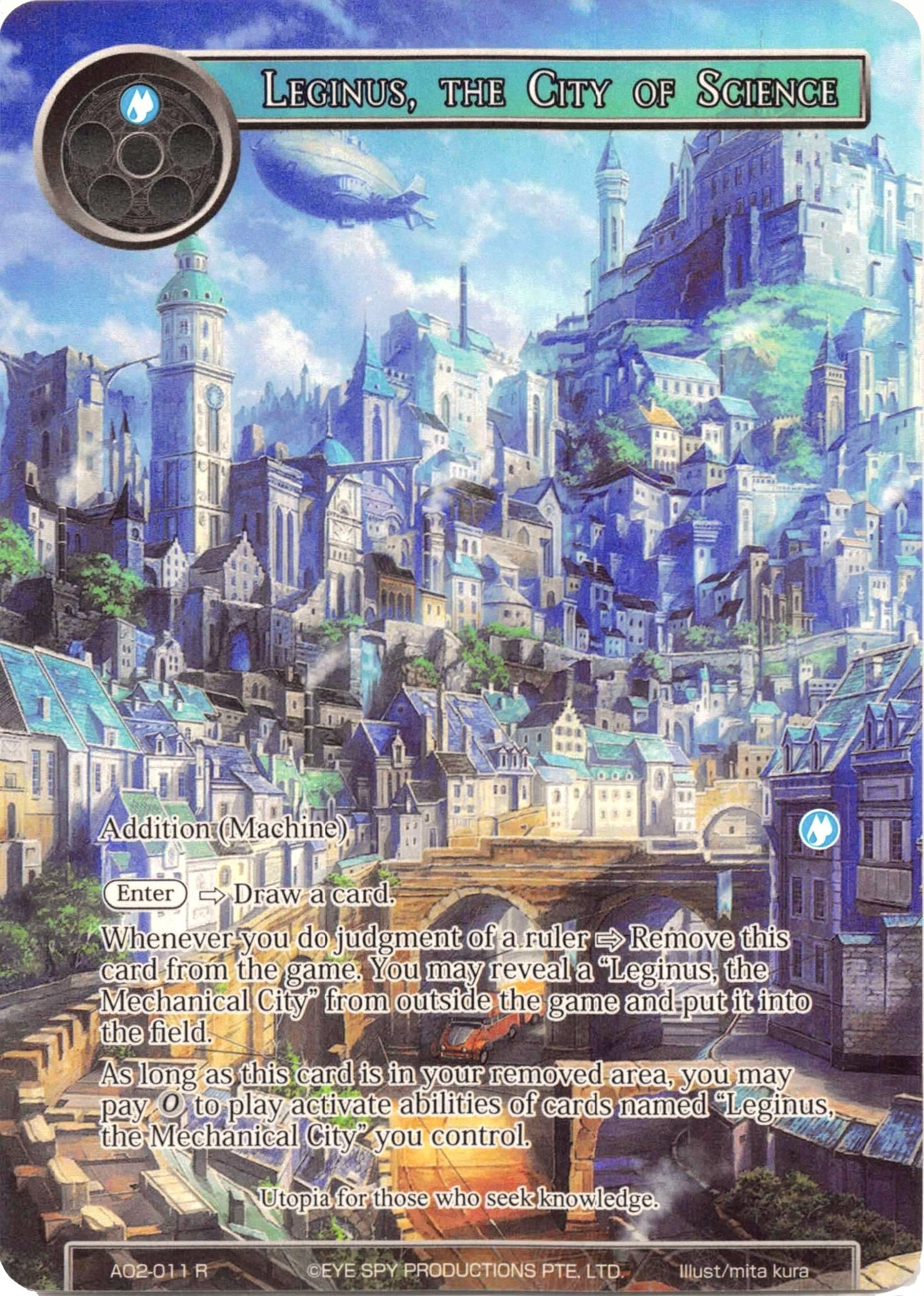 Leginus the City of Science (Full Art) (2011) [AO2] - Force of Will Single