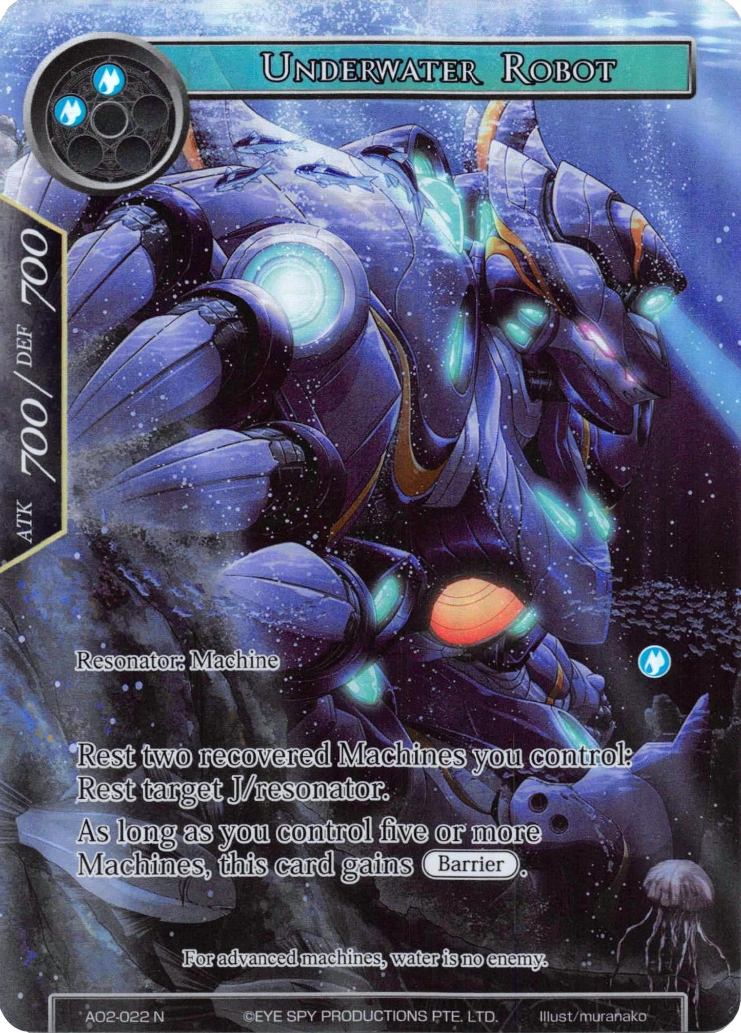 Underwater Robot (Full Art) (2022) [AO2] - Force of Will Single