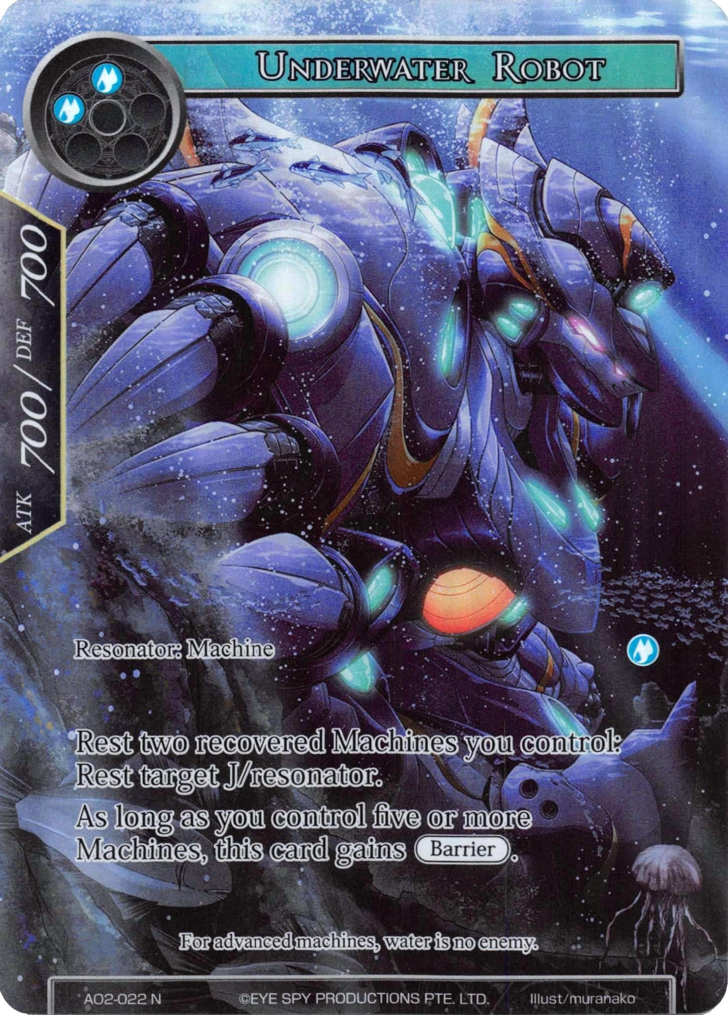Underwater Robot (Full Art) (2022) [AO2] - Force of Will Single