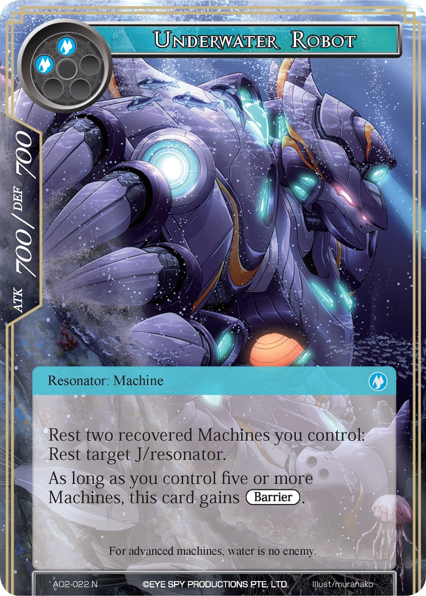 Underwater Robot (2022) [AO2] - Force of Will Single