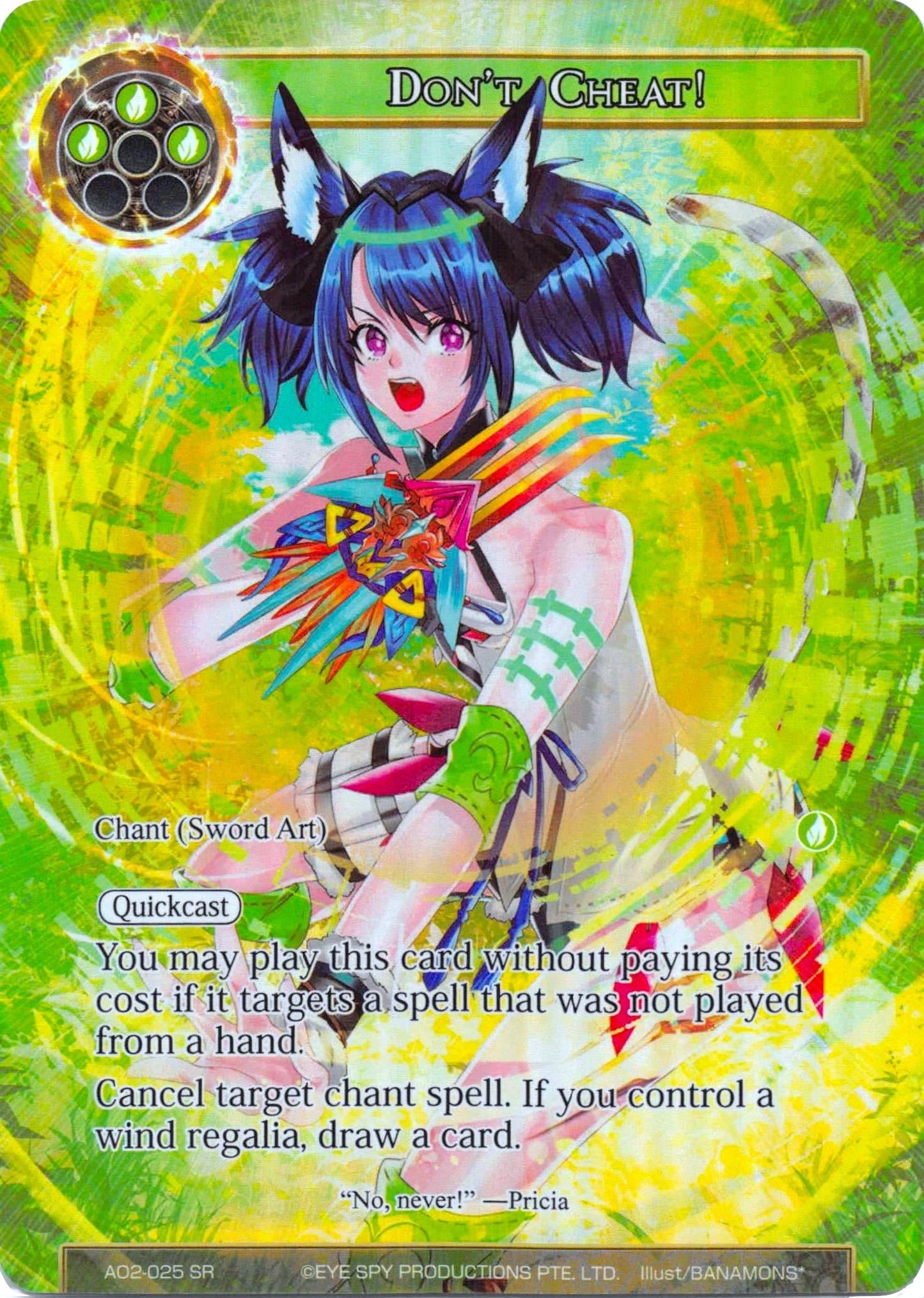 Don’t Cheat! (Full Art) (2025) [AO2] - Force of Will Single