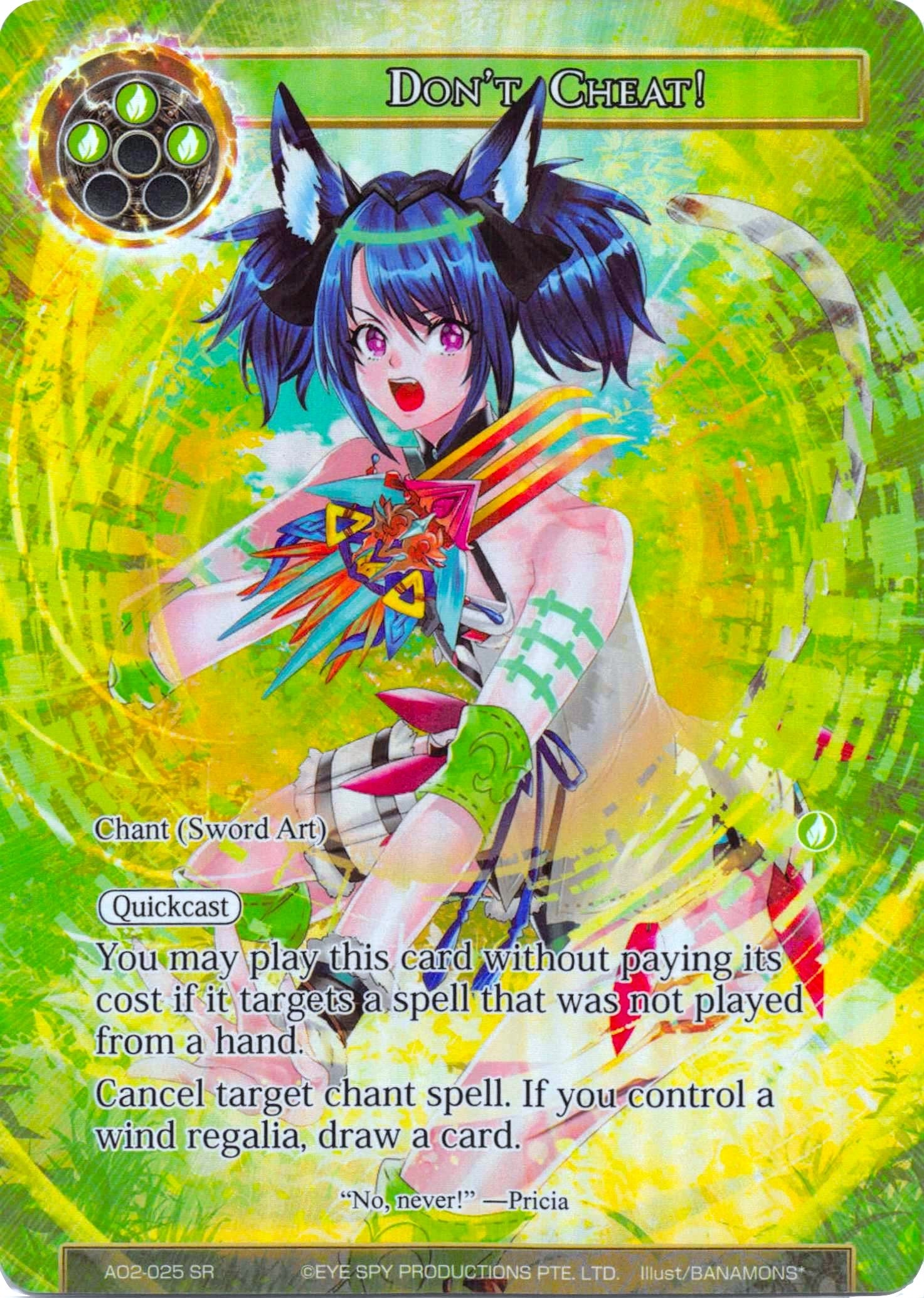 Don’t Cheat! (Full Art) (2025) [AO2] - Force of Will Single
