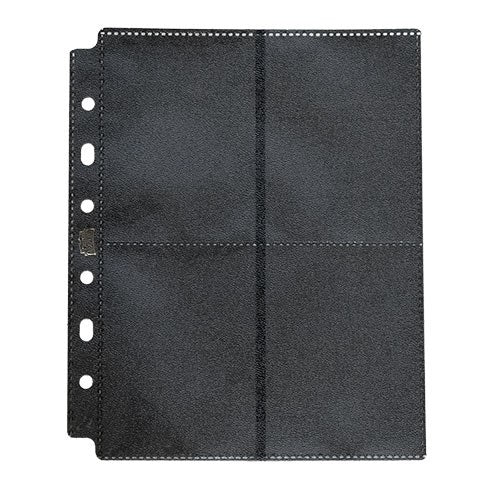 Dragon Shield Double Sided Center-Loaded 8-Pocket Pages - Clear (50-Pack) [DSPP] - Protective Pages Sealed