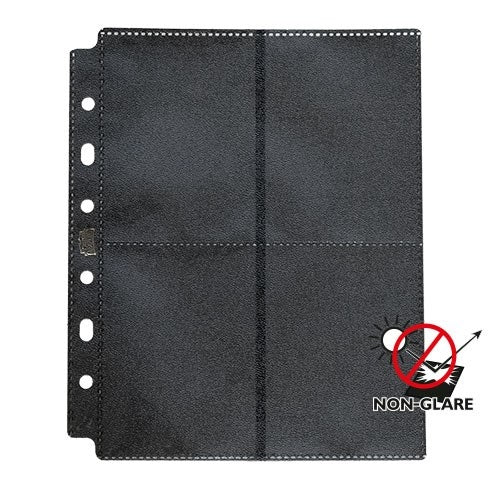Dragon Shield Non-Glare Double Sided Center-Loaded 8-Pocket Pages - Clear (50-Pack) [DSPP] - Protective Pages Sealed