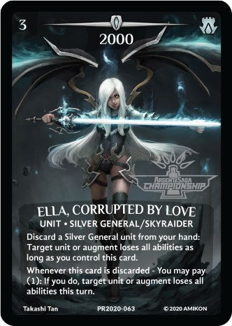 Ella Corrupted by Love (Full Art) (Argent Saga Championship - Stamped) (2020063) [PR] - Argent Saga TCG Single