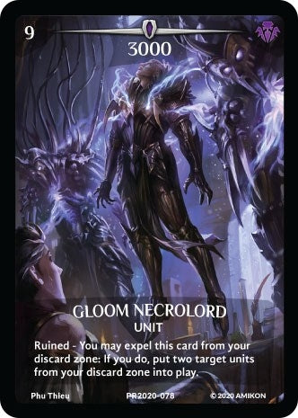 Gloom Necrolord (Full Art) (2020078) [PR] - Argent Saga TCG Single
