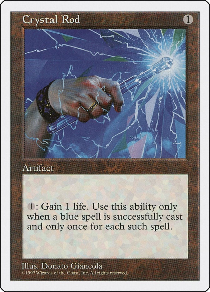 Crystal Rod [5ED] - MTG Single