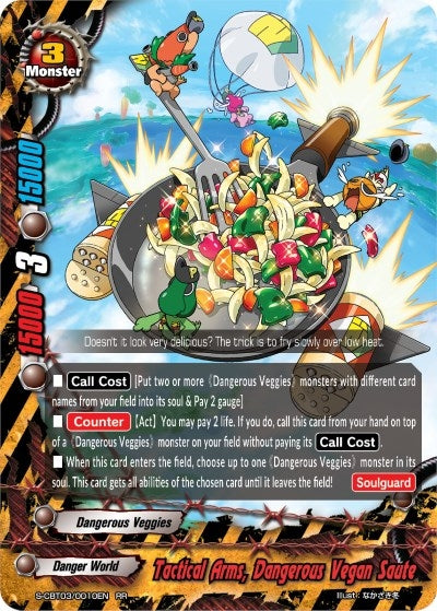 Tactical Arms Dangerous Vegan Saute (30010) [S-CBT03] - Future Card BuddyFight Single