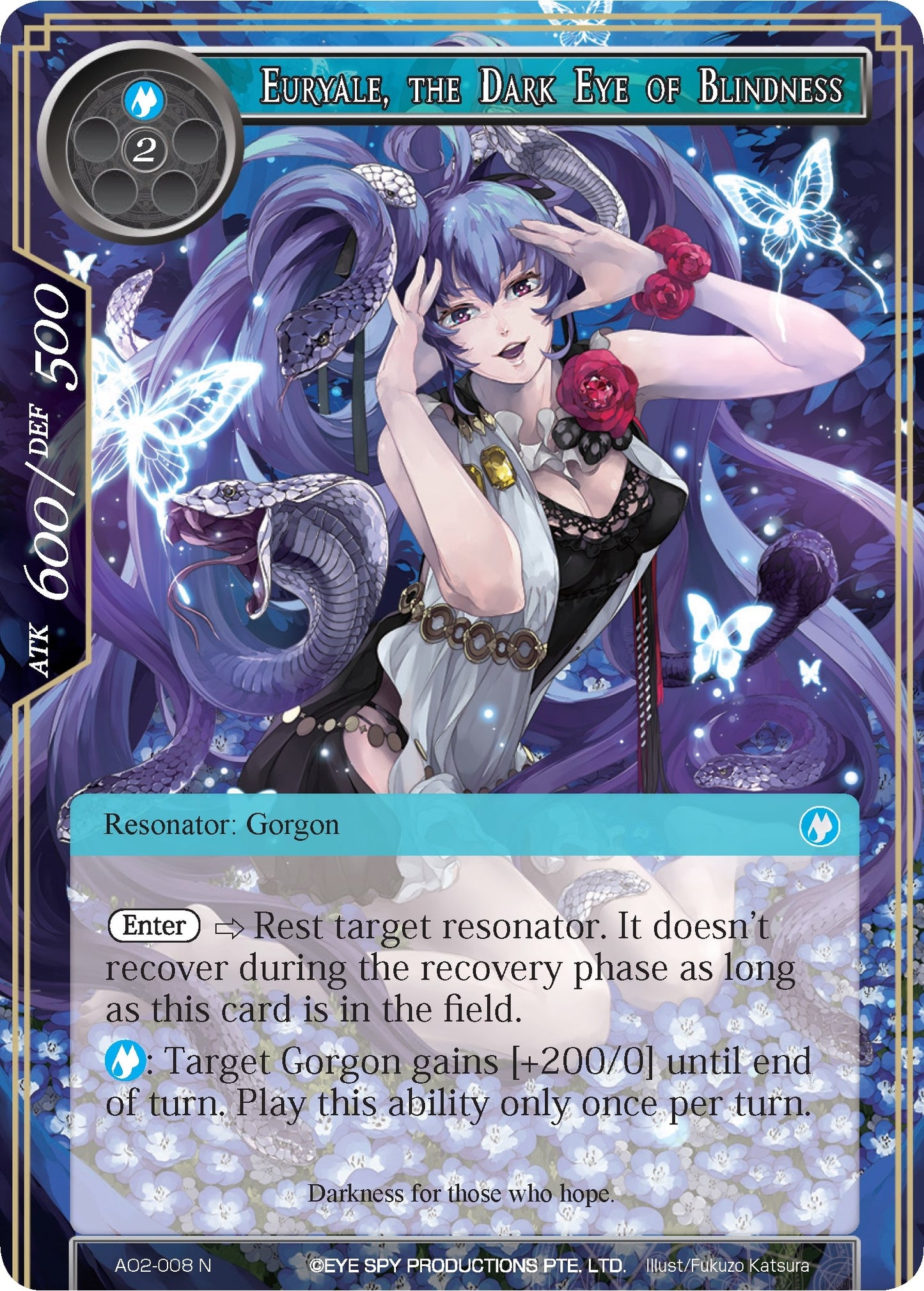 Euryale the Dark Eye of Blindness (2008) [AO2] - Force of Will Single