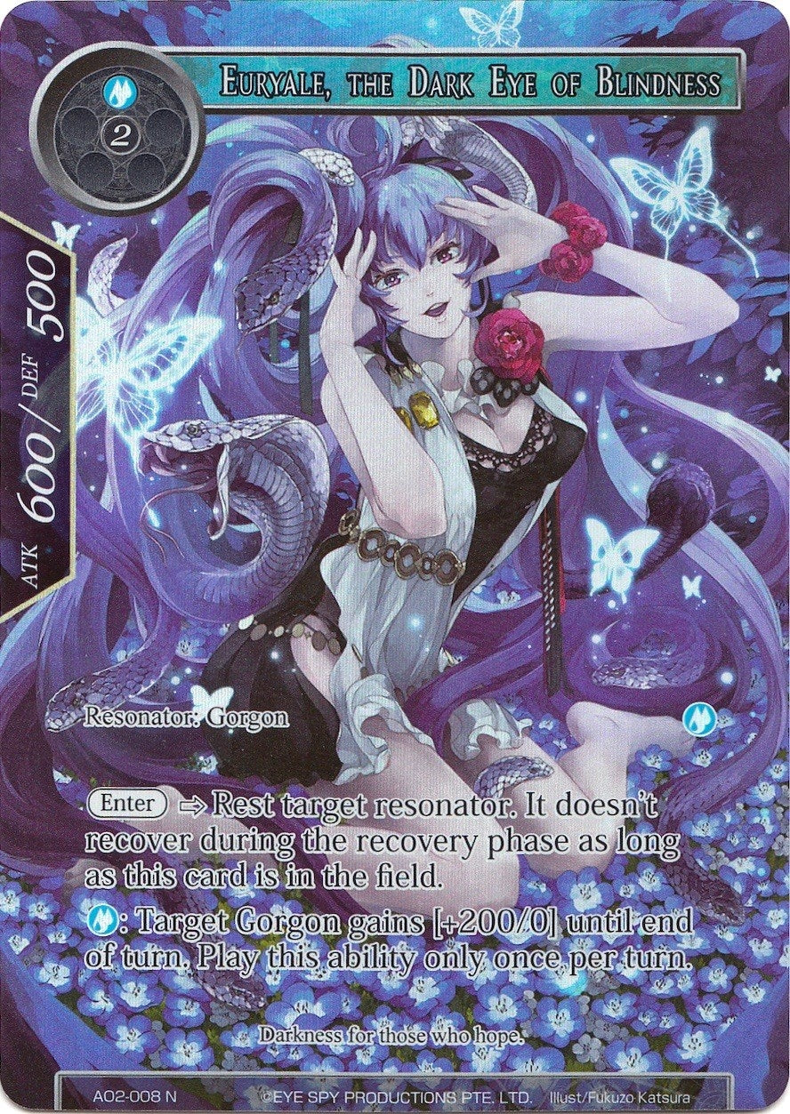 Euryale the Dark Eye of Blindness (Full Art) (2008) [AO2] - Force of Will Single
