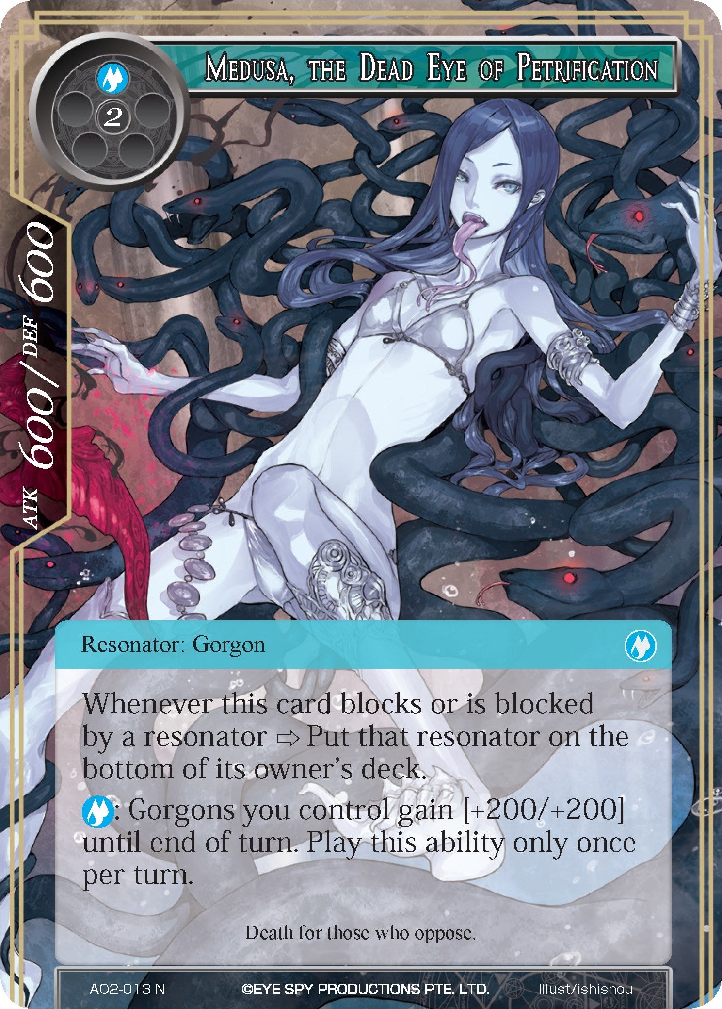 Medusa the Dead Eye of Petrification (2013) [AO2] - Force of Will Single