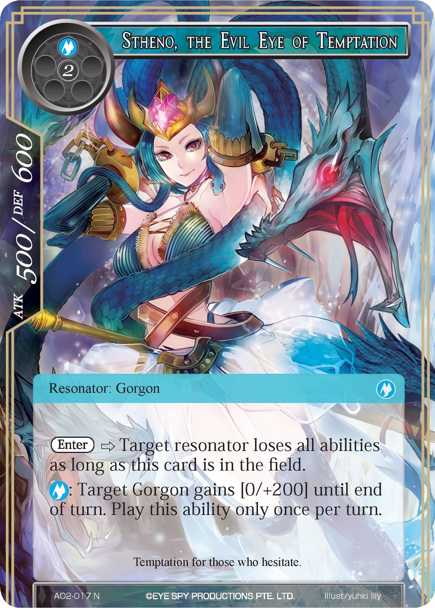Stheno the Evil Eye of Temptaion (2017) [AO2] - Force of Will Single