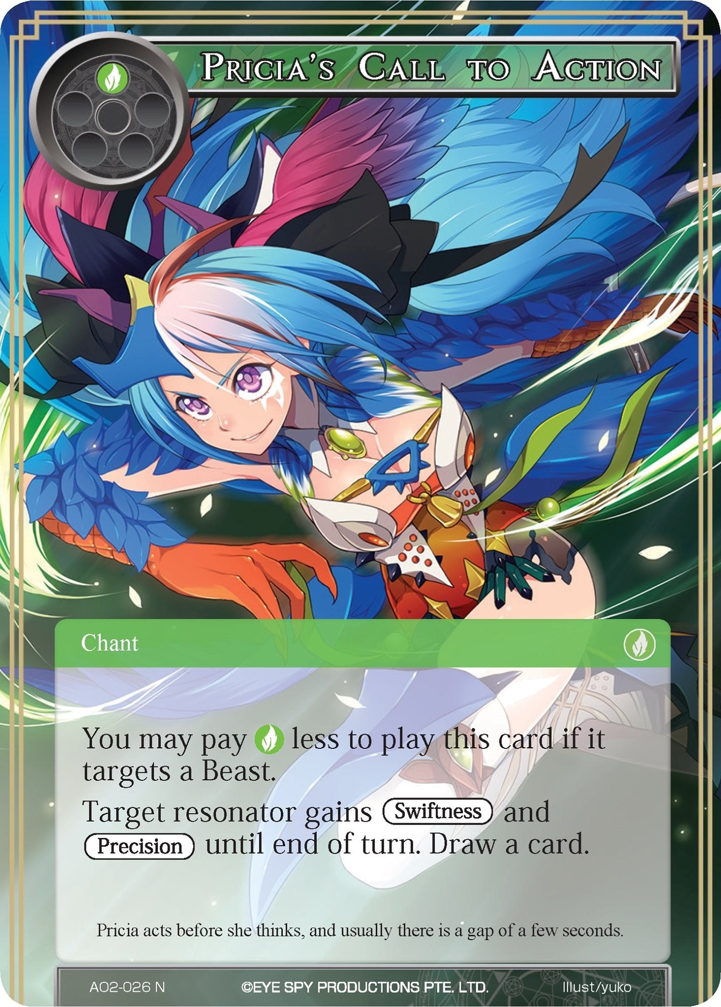 Pricia’s Call to Action (2026) [AO2] - Force of Will Single