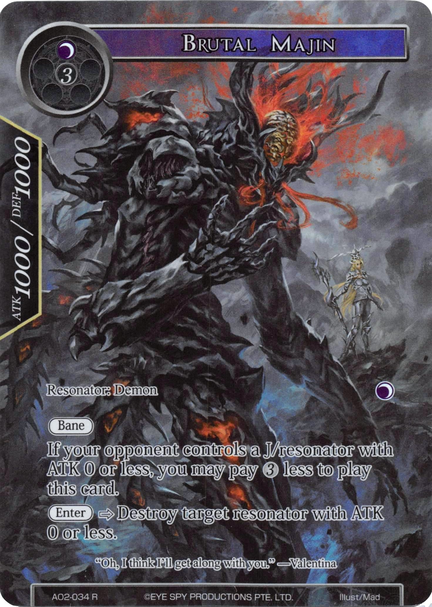 Brutal Majin (Full Art) (2034) [AO2] - Force of Will Single
