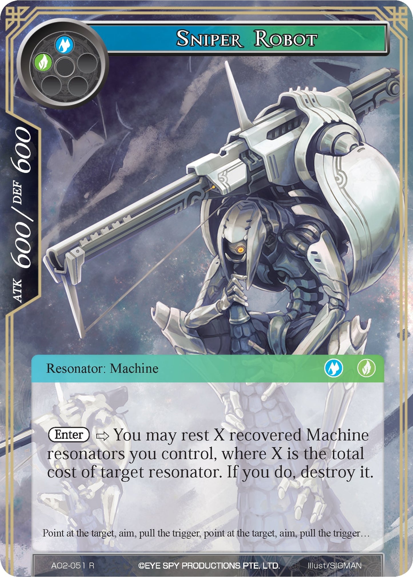 Sniper Robot (2051) [AO2] - Force of Will Single