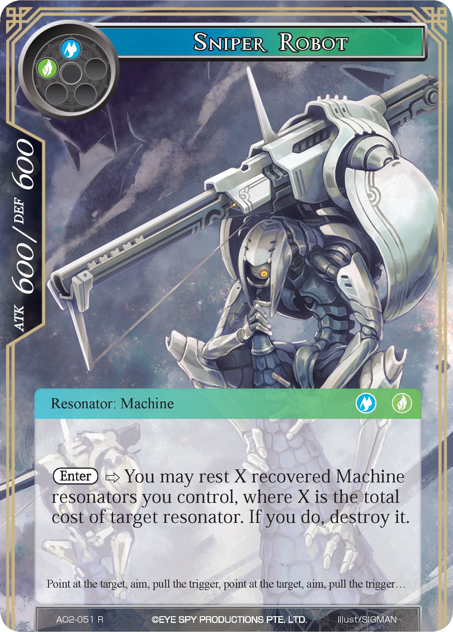 Sniper Robot (2051) [AO2] - Force of Will Single