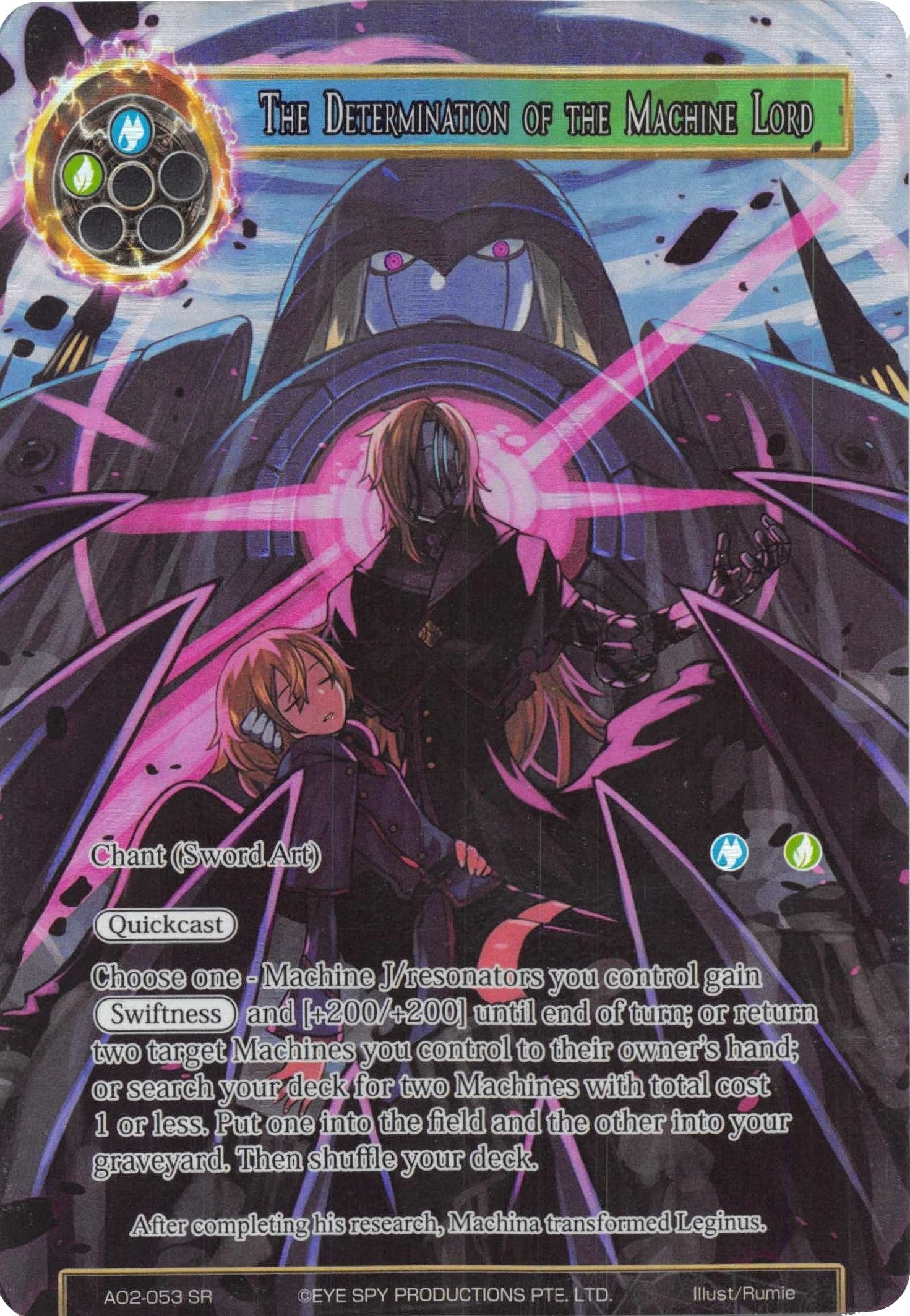 The Determination of the Machine Lord (Full Art) (2053) [AO2] - Force of Will Single
