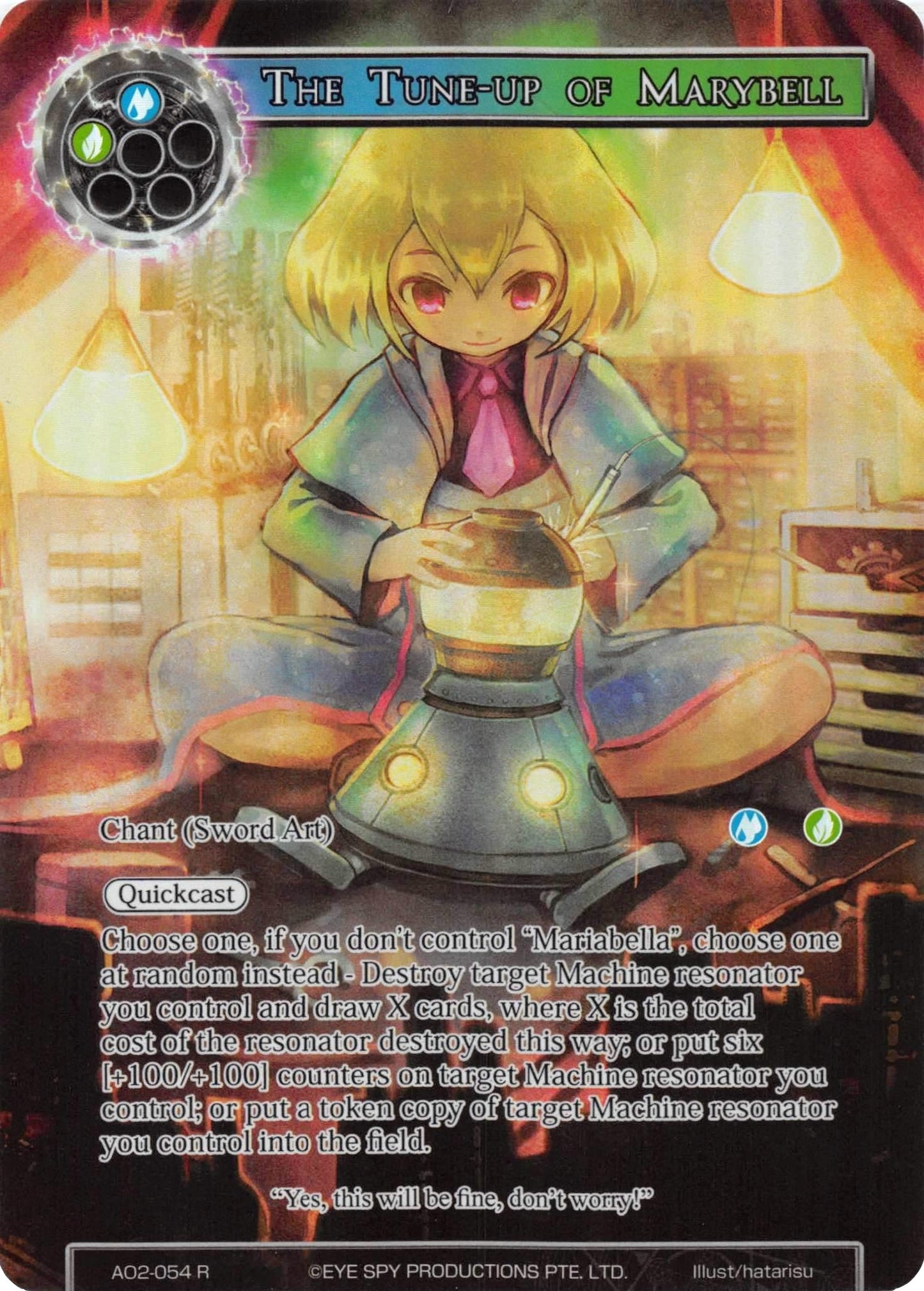 The Tune-up of Marybell (Full Art) (2054) [AO2] - Force of Will Single