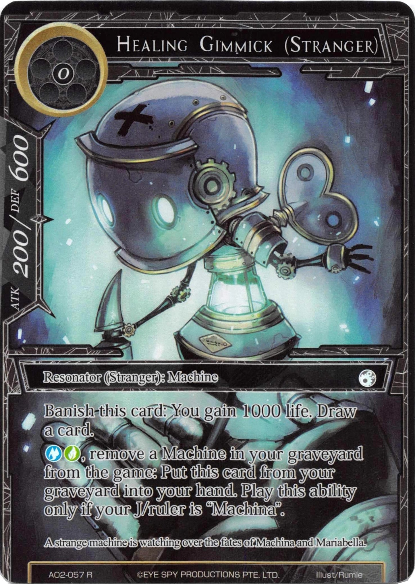 Healing Gimmick (Stranger) (Full Art) (2057) [AO2] - Force of Will Single