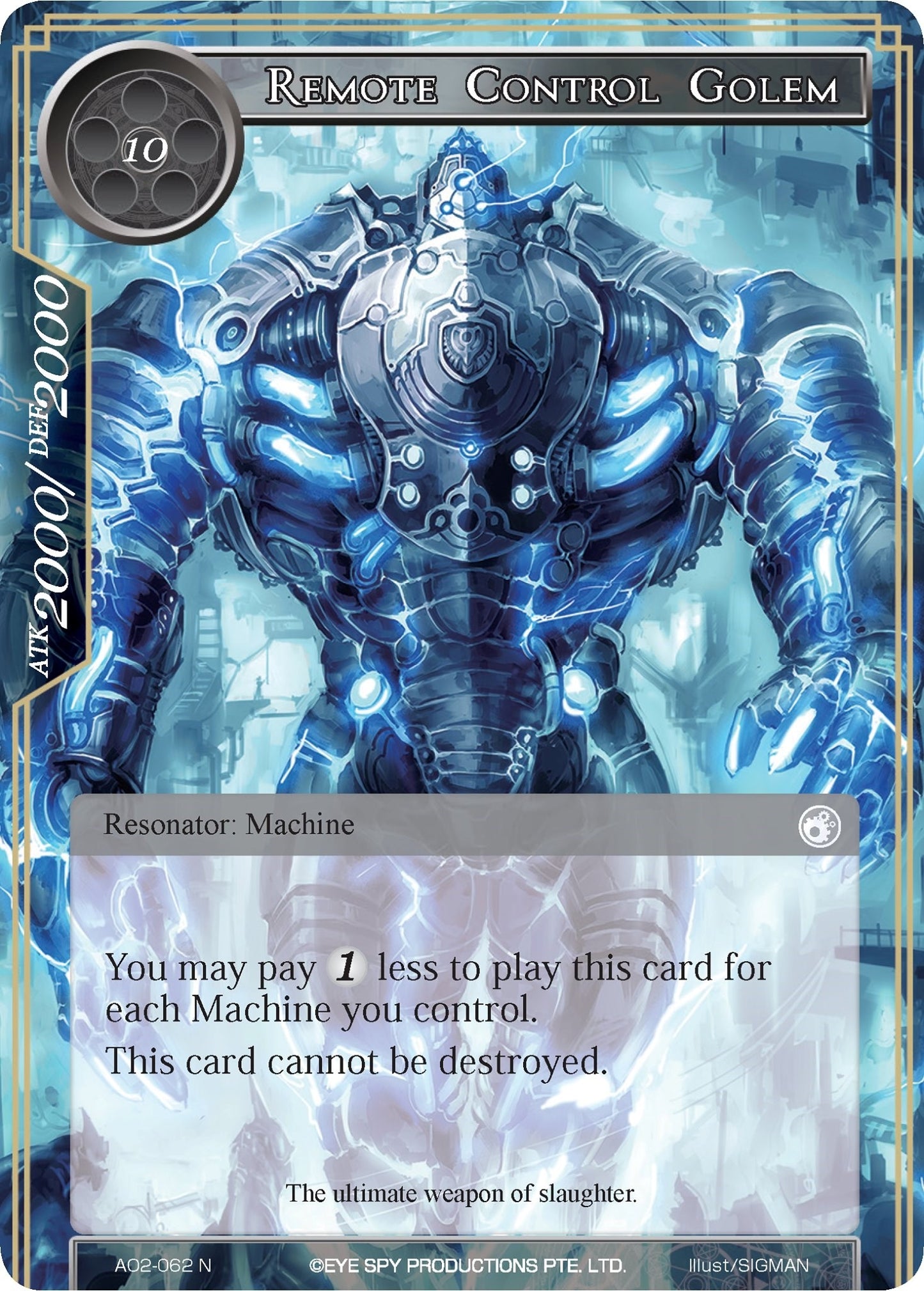 Remote Control Golem (2062) [AO2] - Force of Will Single