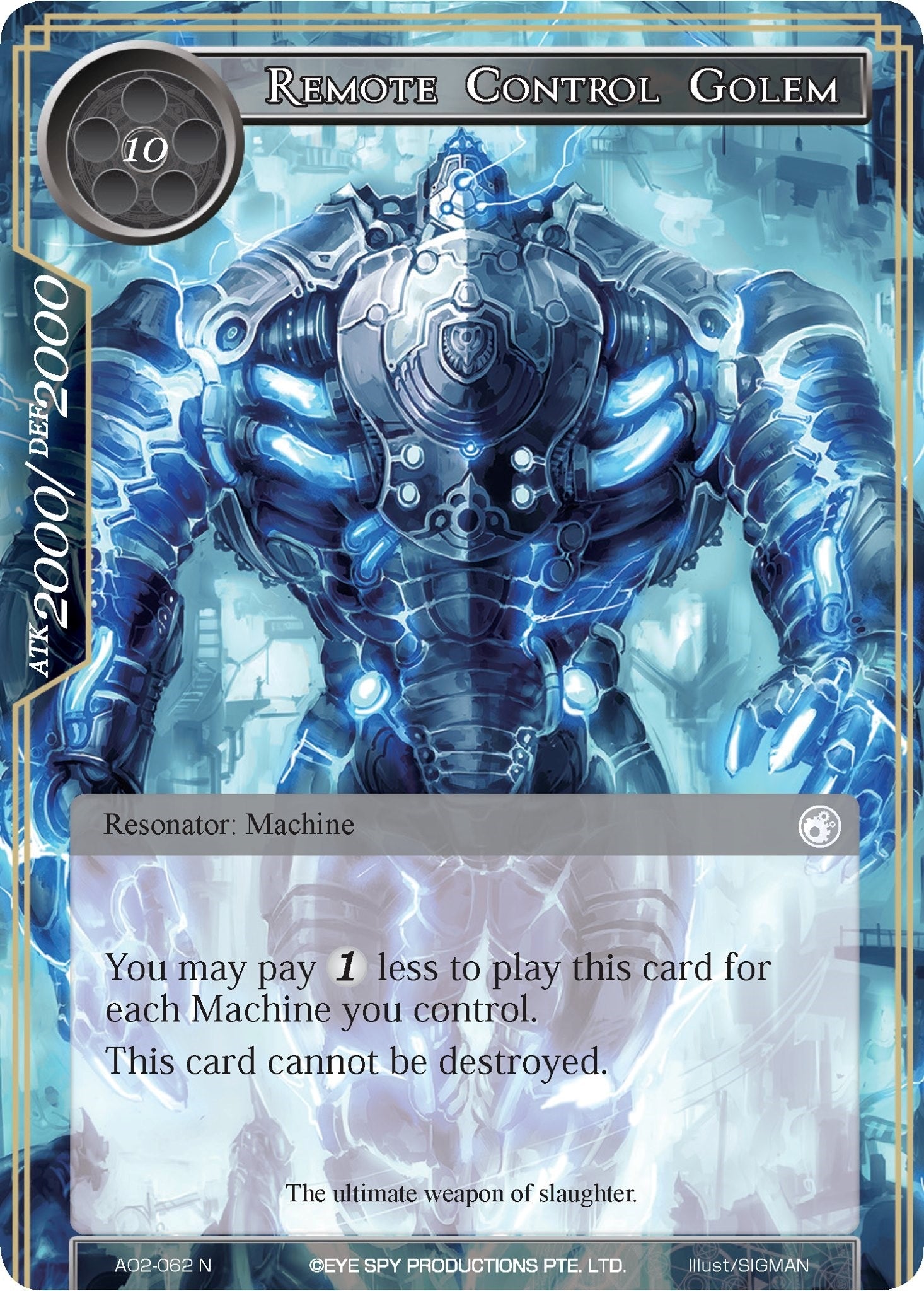 Remote Control Golem (2062) [AO2] - Force of Will Single