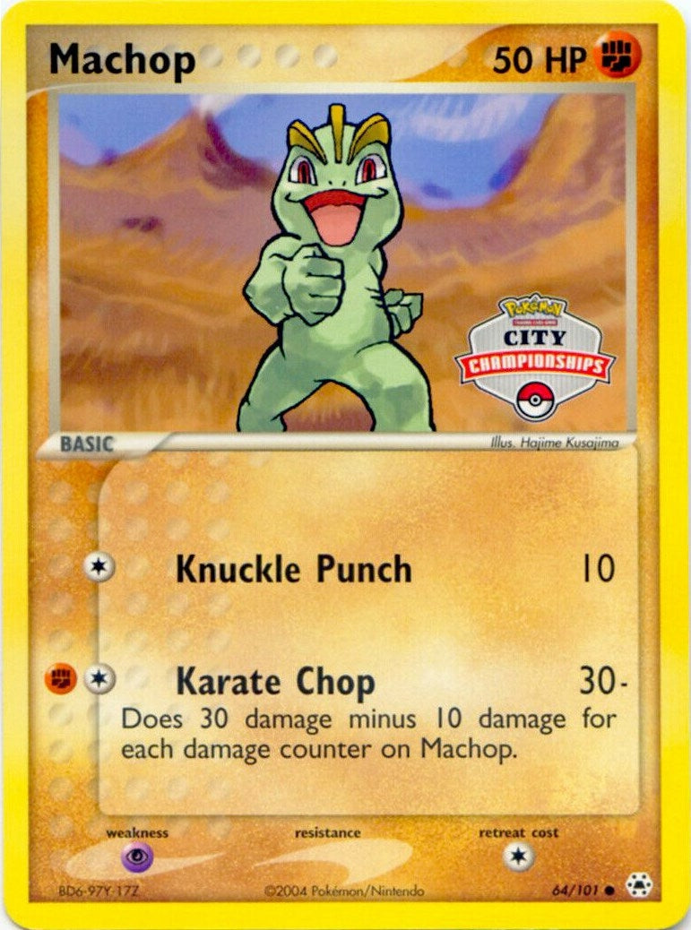 Image for Machop - 64/100 (City Championships) (064/100) (League & Championship Cards) - Pokemon