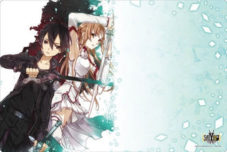 Bushiroad Rubber Mat Collection Vol.521: Sword Art Online 10th Anniversary Aincrad - Kirito & Asuna (521) - Playmats
