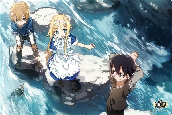 Bushiroad Rubber Mat Collection Vol.505: Sword Art Online 10th Anniversary - Kirito Eugeo & Alice (505) - Playmats