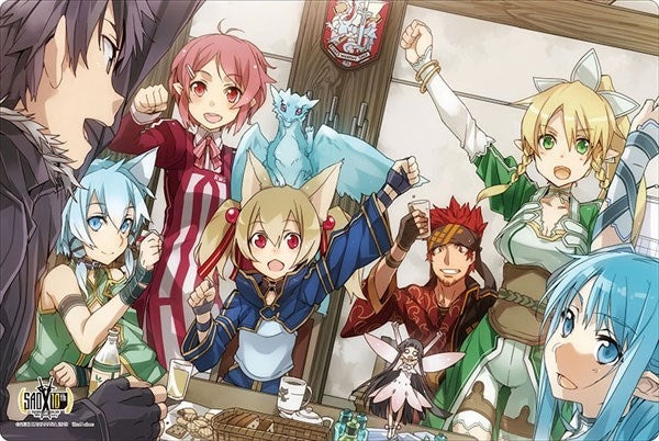 Bushiroad Rubber Mat Collection Vol.525: Sword Art Online 10th Anniversary Early and Late Group Illustration ver. (525)